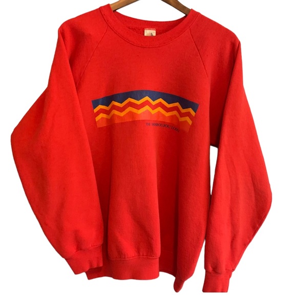 SOLD -  Vintage: 1980s 50/50 Resort Camp Sweatshirt - Picture 2 of 7